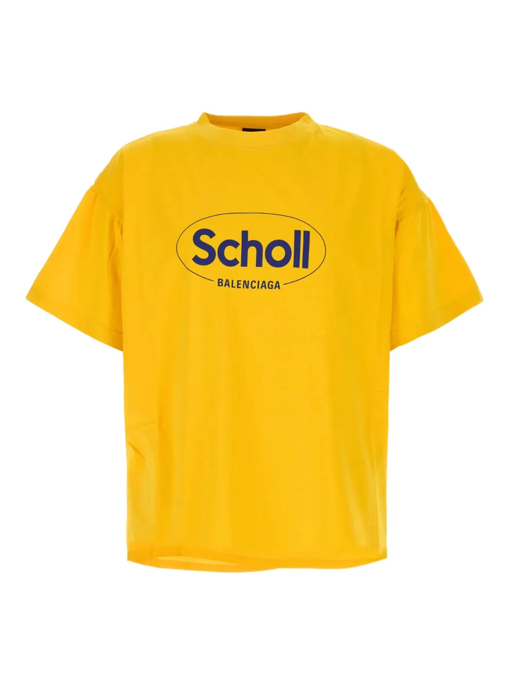 

Футболка из хлопка X Scholl BALENCIAGA, желтый