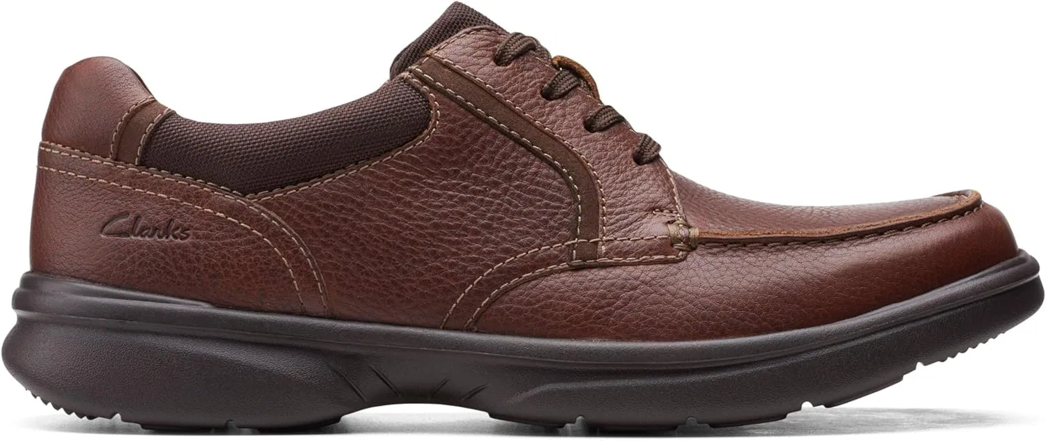 Мужские оксфордские туфли Clarks Bradley Vibe, Tan Leather — фото 2