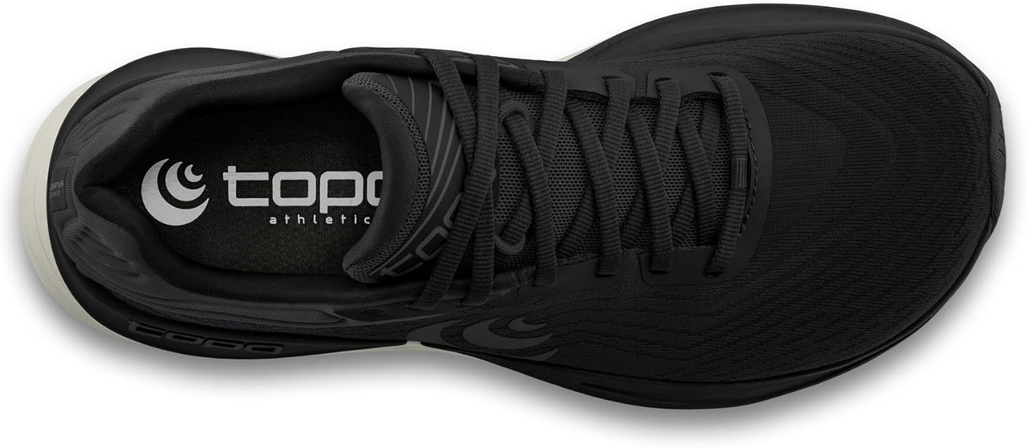 Мужские кроссовки Topo Athletic Ultrafly 5 с удобной легкой амортизацией, прочные, с падением 5 мм, для бега по шоссе, черный/угольный — фото 4