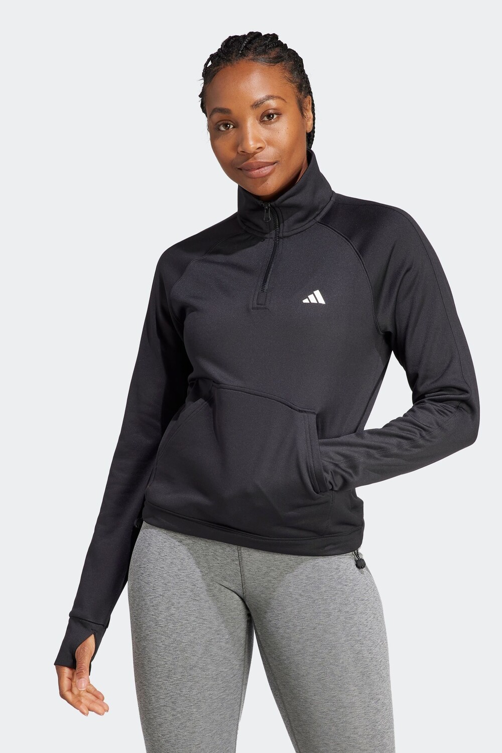 

Polar Performance Training Aeroready Game &Go с короткой молнией adidas, черный