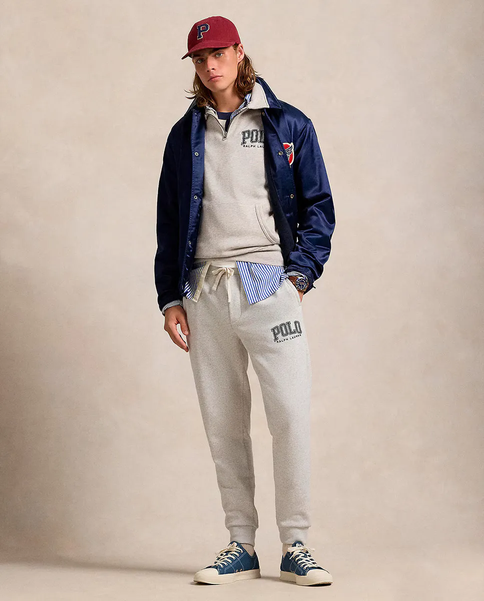 

Мужские спортивные штаны стандартного кроя с логотипом Polo Ralph Lauren, светло-серый
