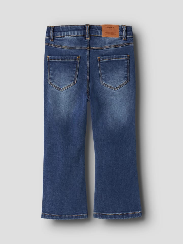 Name it Термоджинсы NMFSALLI BOOT FLEECE темно-синего цвета — фото 2