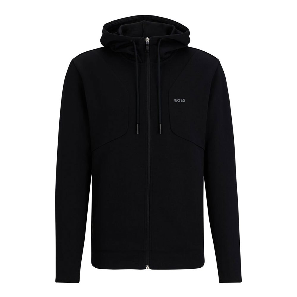 

Толстовка BOSS Saggy 1 10254681 Full Zip, черный