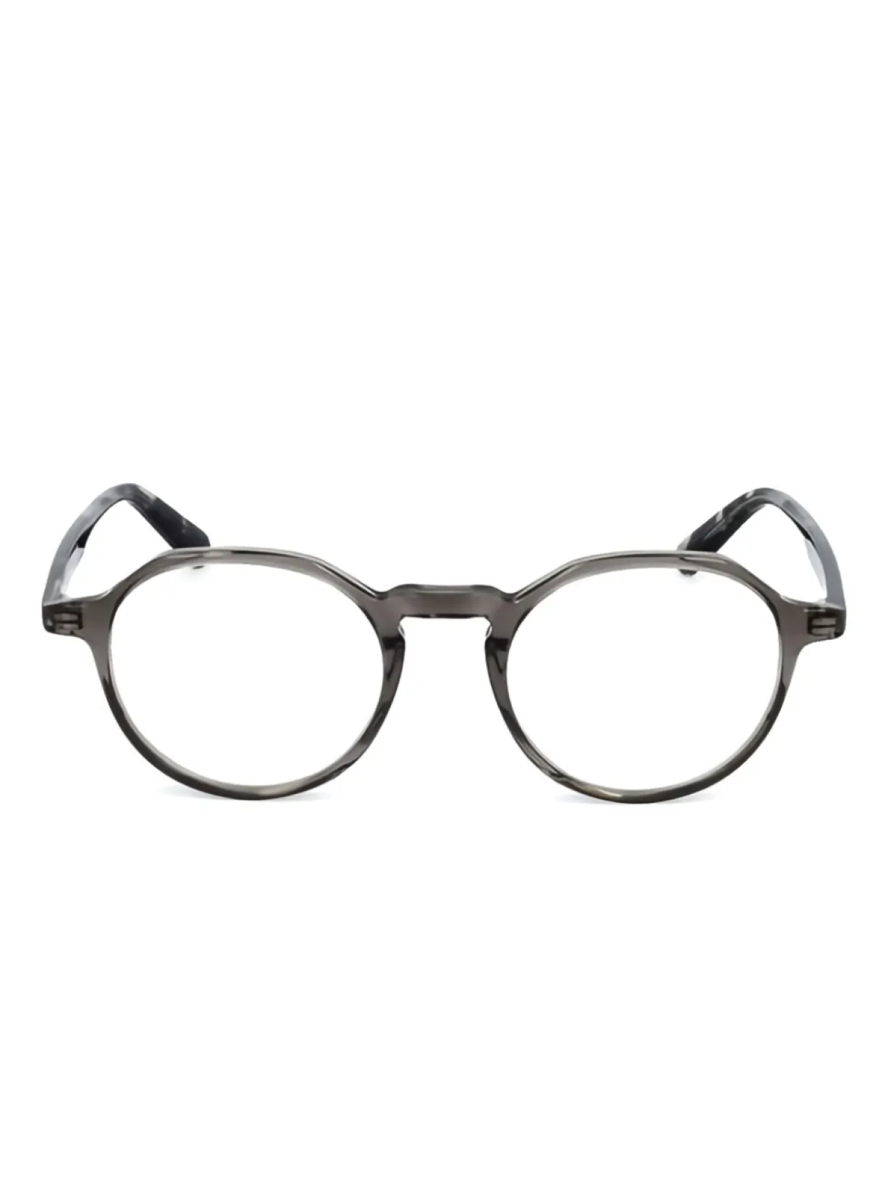 

Очки в круглой оправе Moncler Eyewear, серый