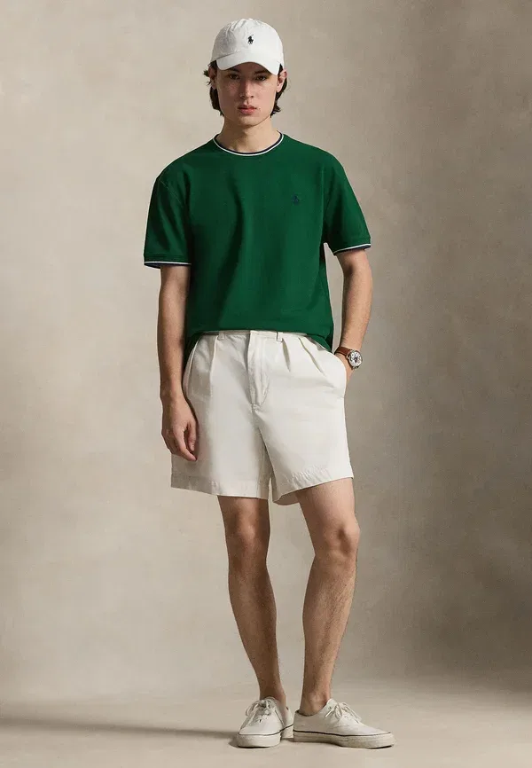 Футболка Polo Ralph Lauren Classic Fit Stretch Mesh, новый лес — фото 2