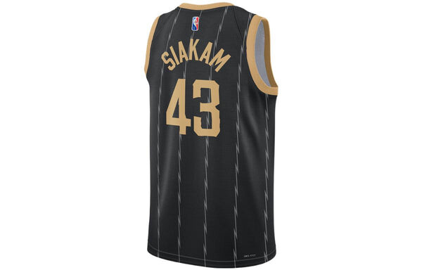 Майка Nike x NBA Toronto Raptors City 20-21 Edition Jersey 'Pascal Siakam 43', черный — фото 2