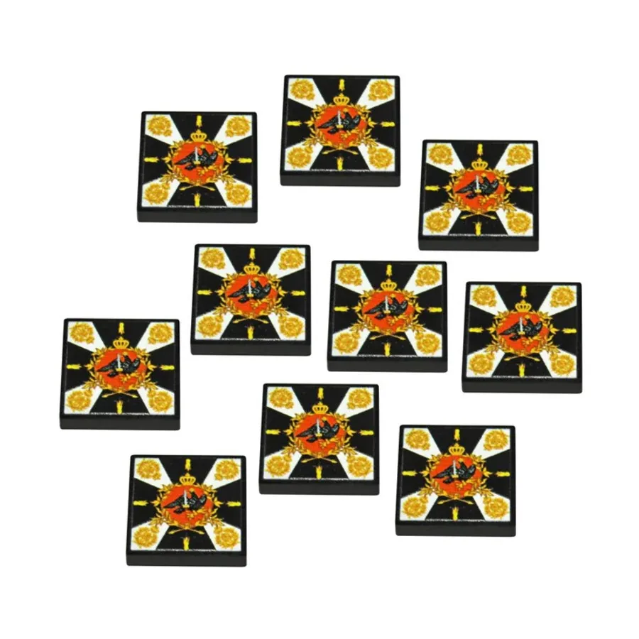

Жетоны наполеоновской эпохи — штандарт армии Пруссии, Premium Printed Game Tokens