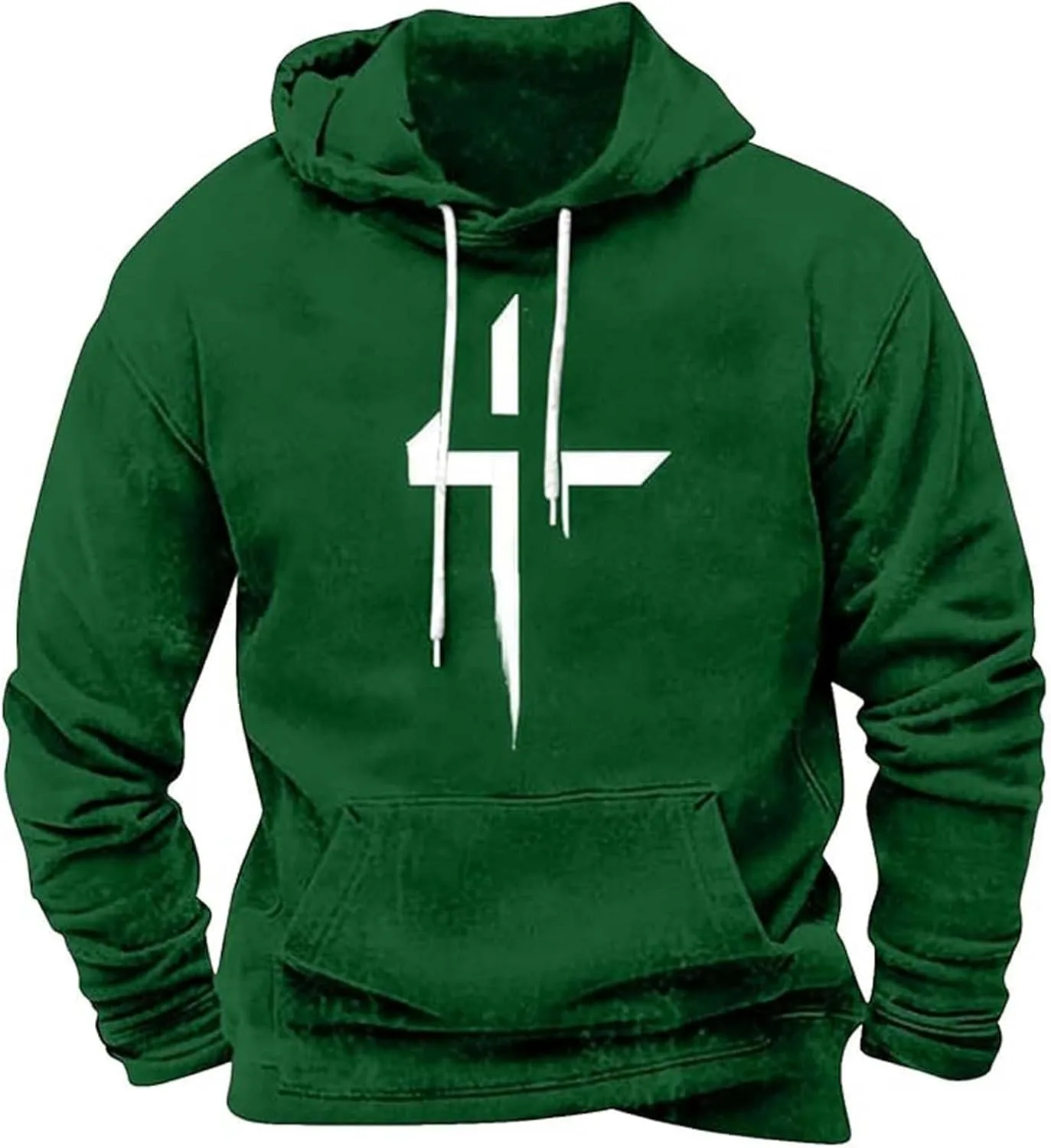 

Толстовка с капюшоном Christian Jesus Nail Cross Pullover Hoodie, легкая, с этническим принтом