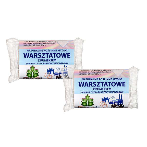 

100% растительное мыло для мастерской с пемзой и маслами, 2 шт. Powrót Do Natury