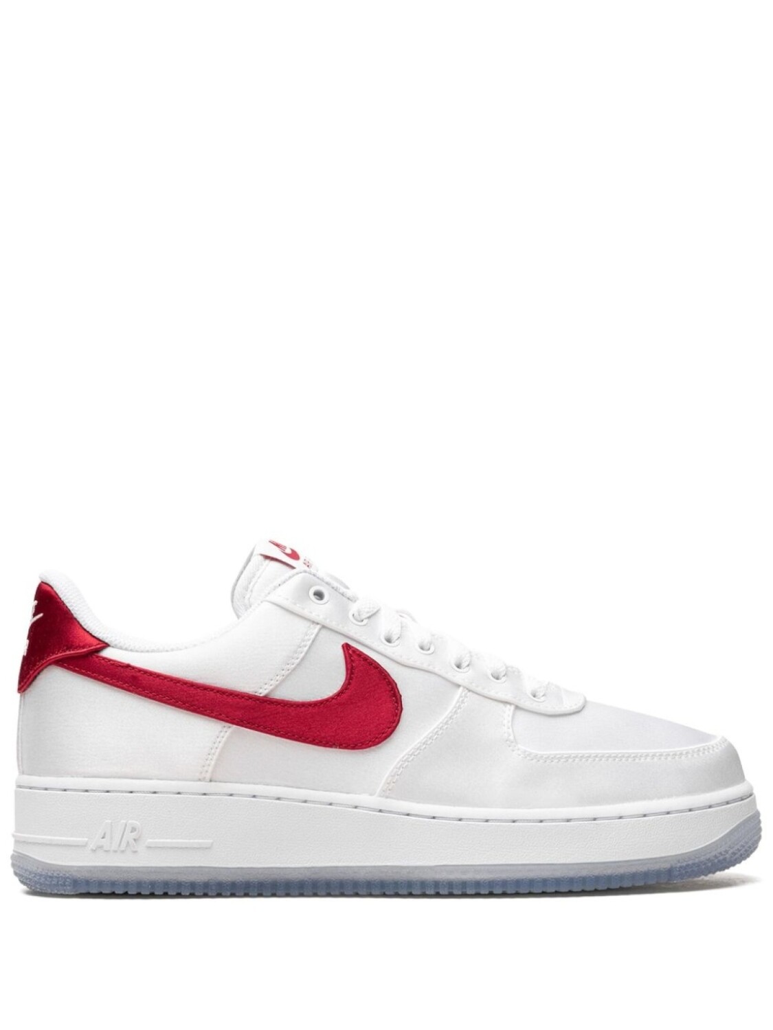 

Nike кроссовки Air Force 1 Low '07 Satin White/Varsity Red, белый
