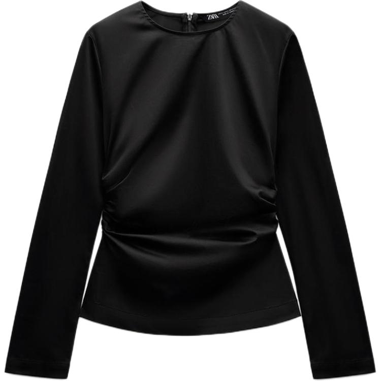 

Футболка Trf черная женская ZARA