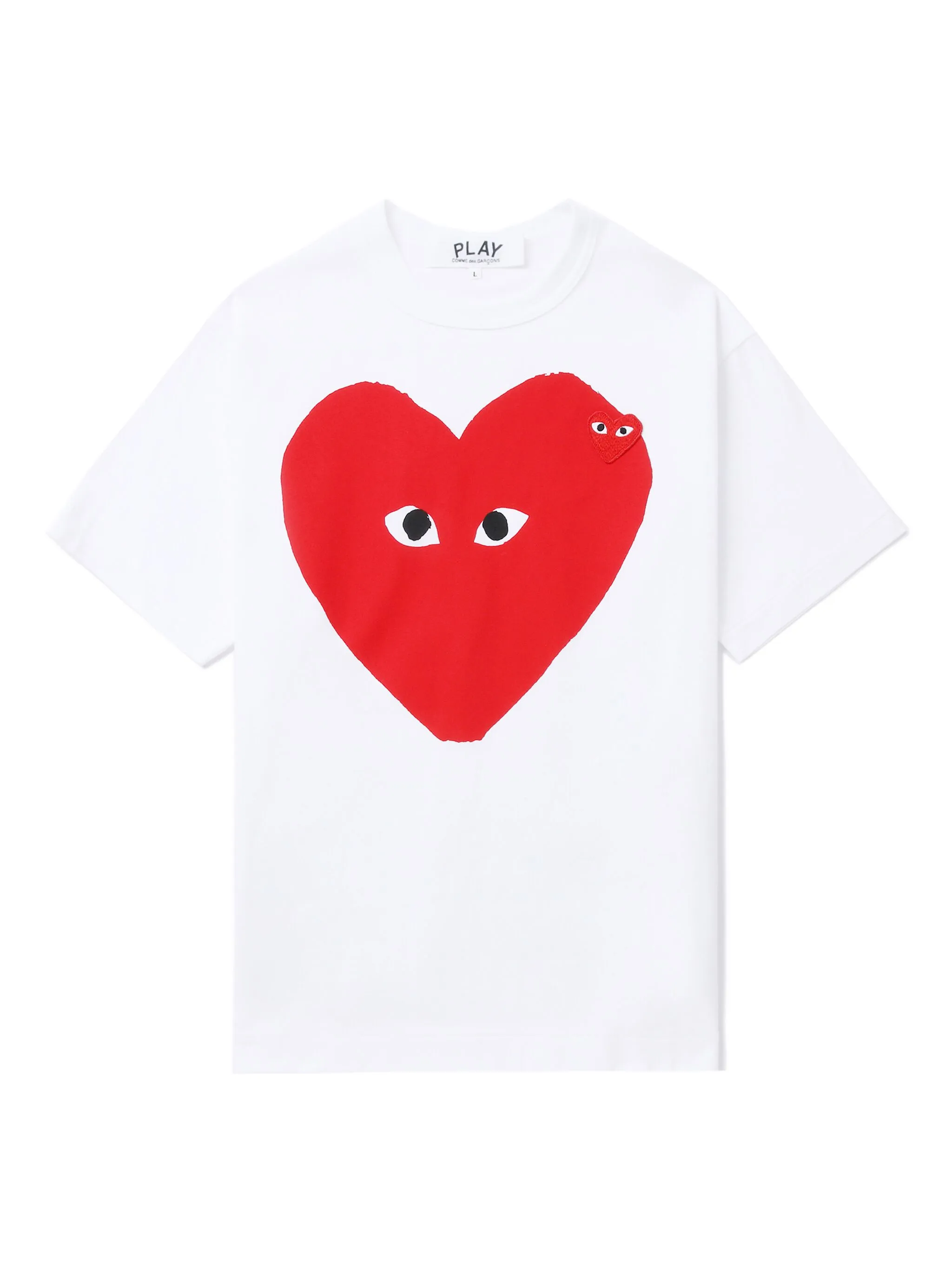 

Футболка с принтом Comme Des Garçons Play, белый