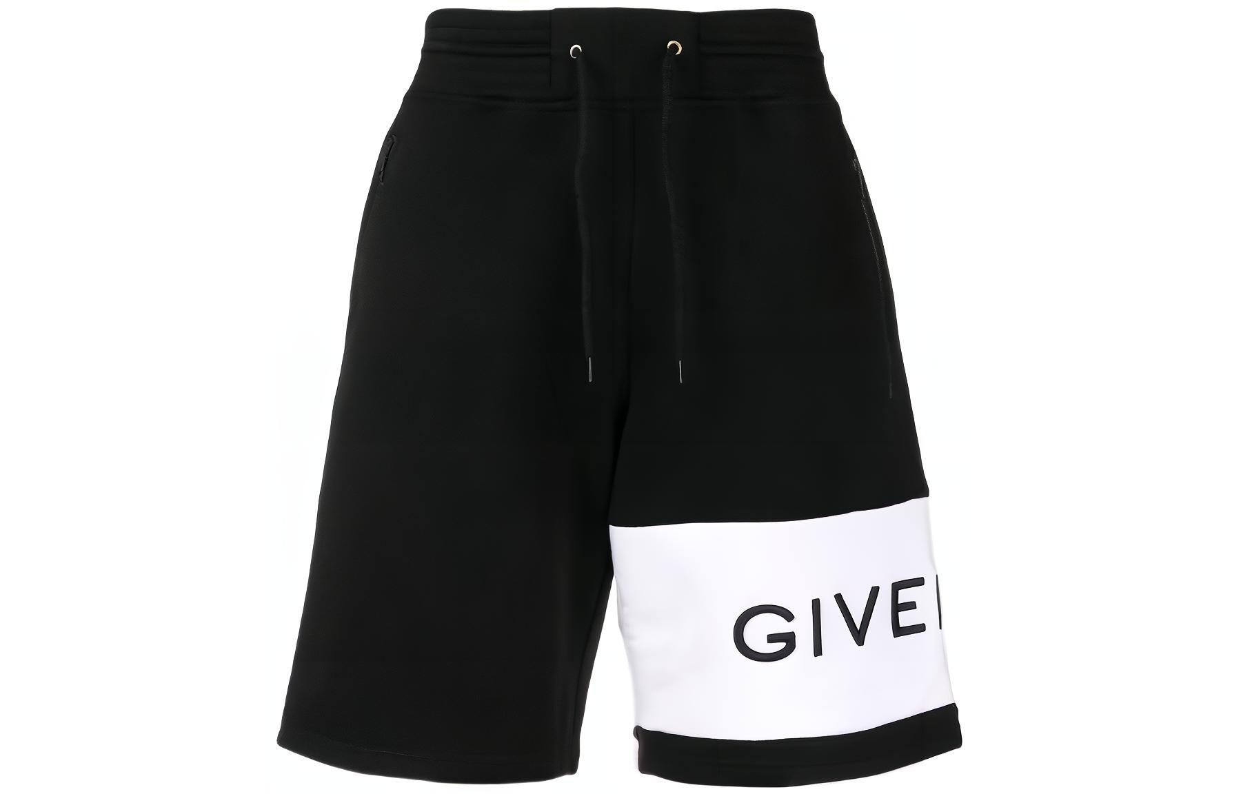 

Мужские повседневные шорты GIVENCHY черного цвета