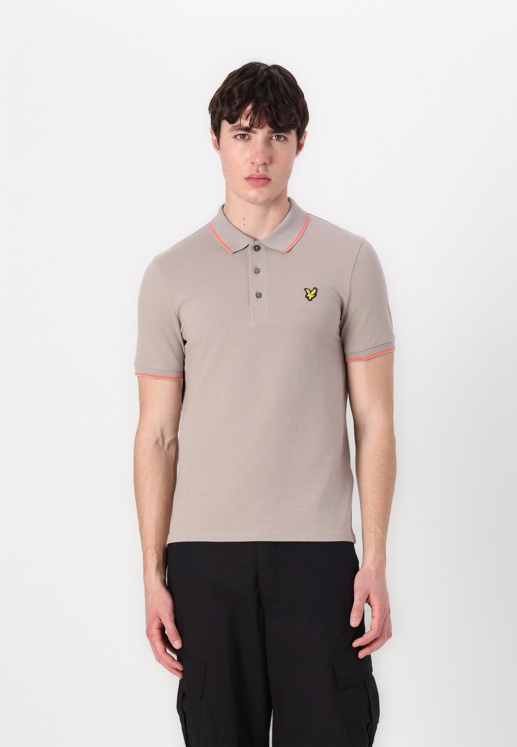 

Рубашка поло TIPPED Lyle & Scott, серый