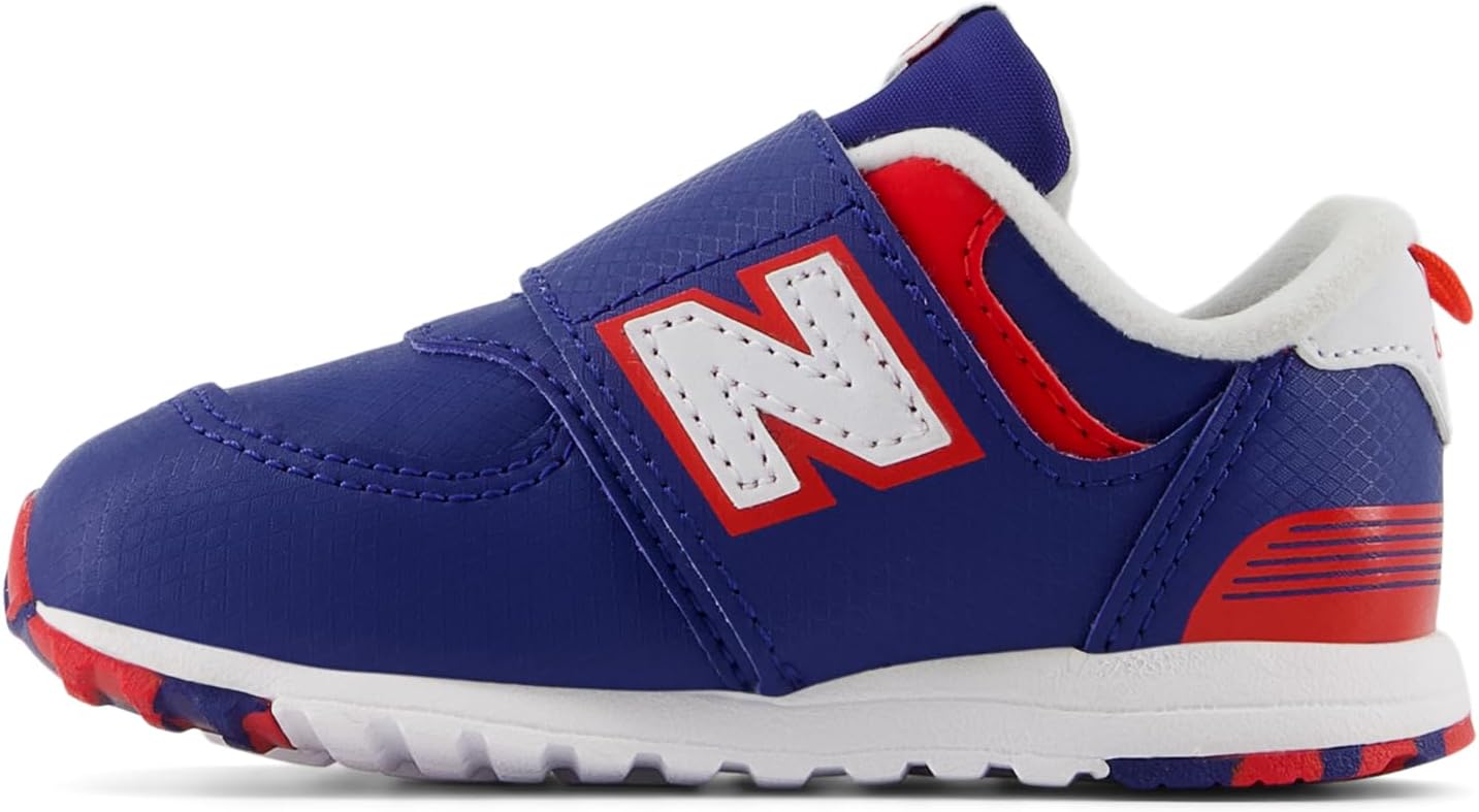 Кроссовки New Balance 574 New-b для маленьких мальчиков на липучке, белый — фото 2
