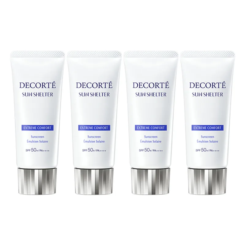 DECORTE Новая версия увлажняющий мультифункциональный солнцезащитный крем лосьон успокаивающий, 60g*4