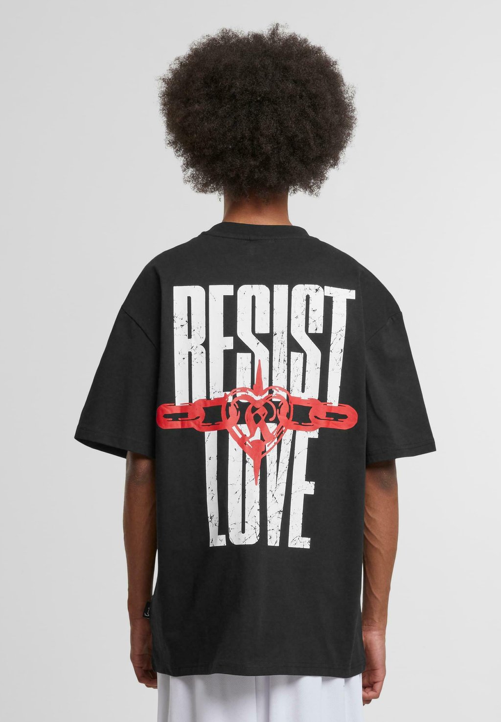 

Футболка с принтом SIGNATURE RESIST LOVE Karl Kani, черный