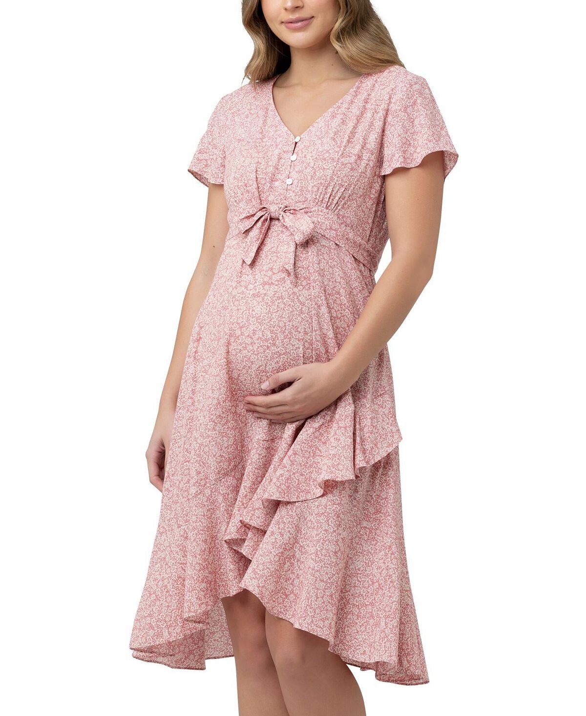 

Платье миди с цветочным принтом Vanessa для беременных Ripe Maternity