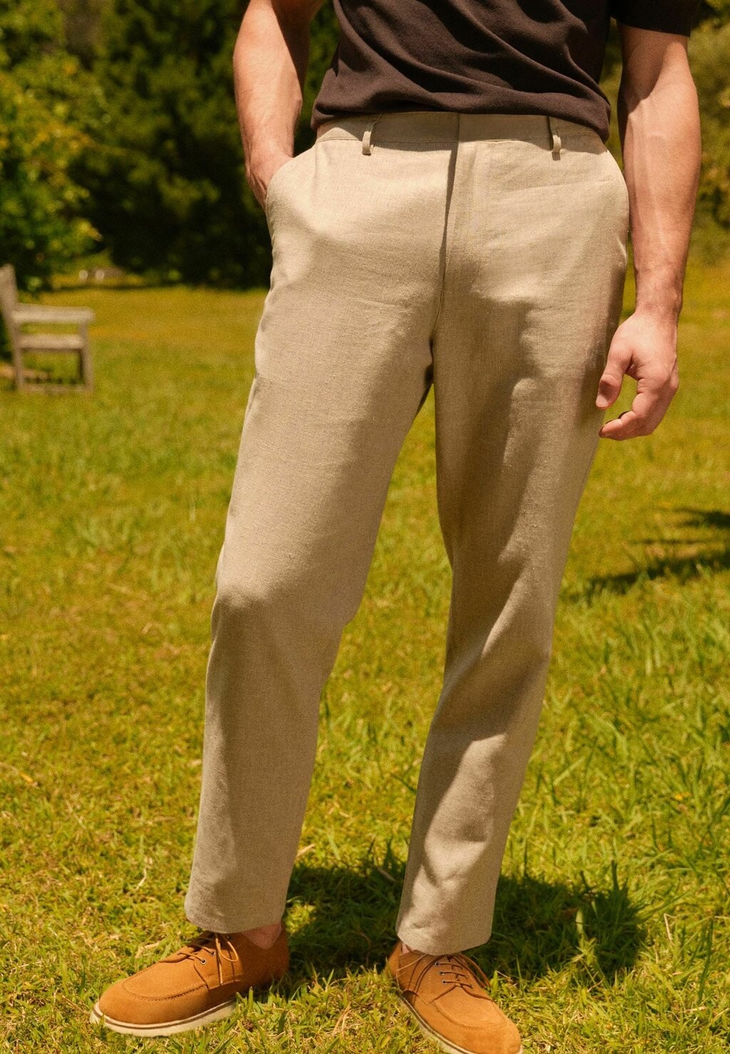 

Чиносы TEXTURED-REGULAR FIT Next, бежевый