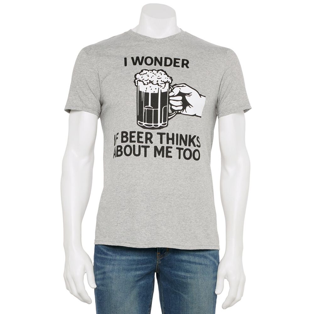 

Мужская футболка Beer Things Licensed Character, цвет Heather Gray