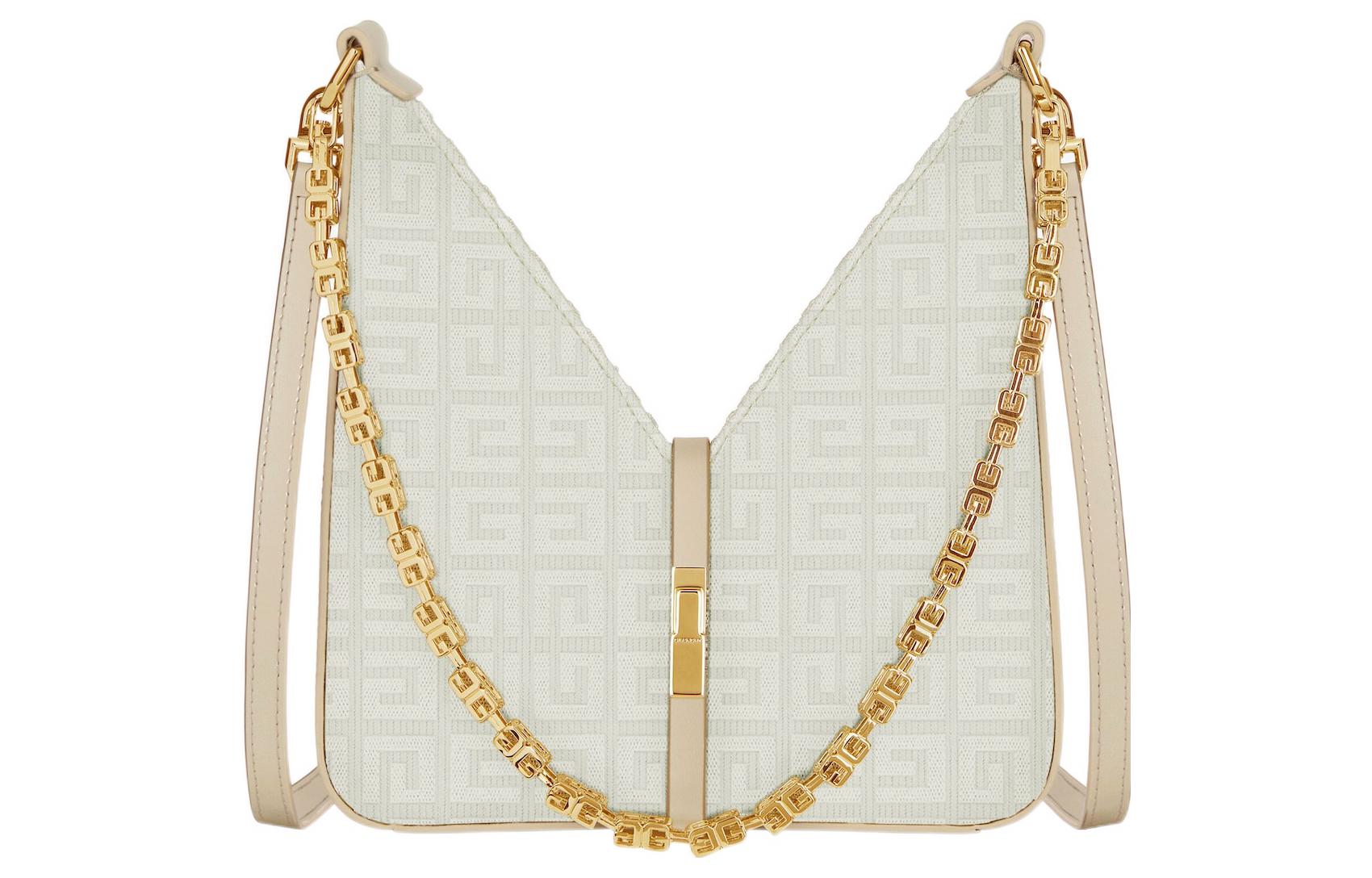 

Givenchy Вырезной акриловый кроссбоди мини-сумка через плечо женская экрю