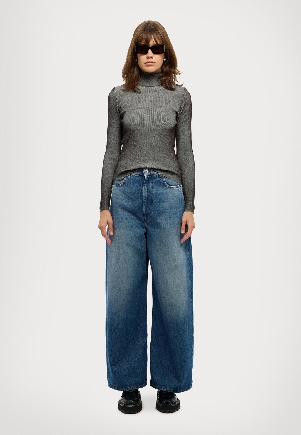 

Вязаный свитер SWEATER Alberta Ferretti, черный