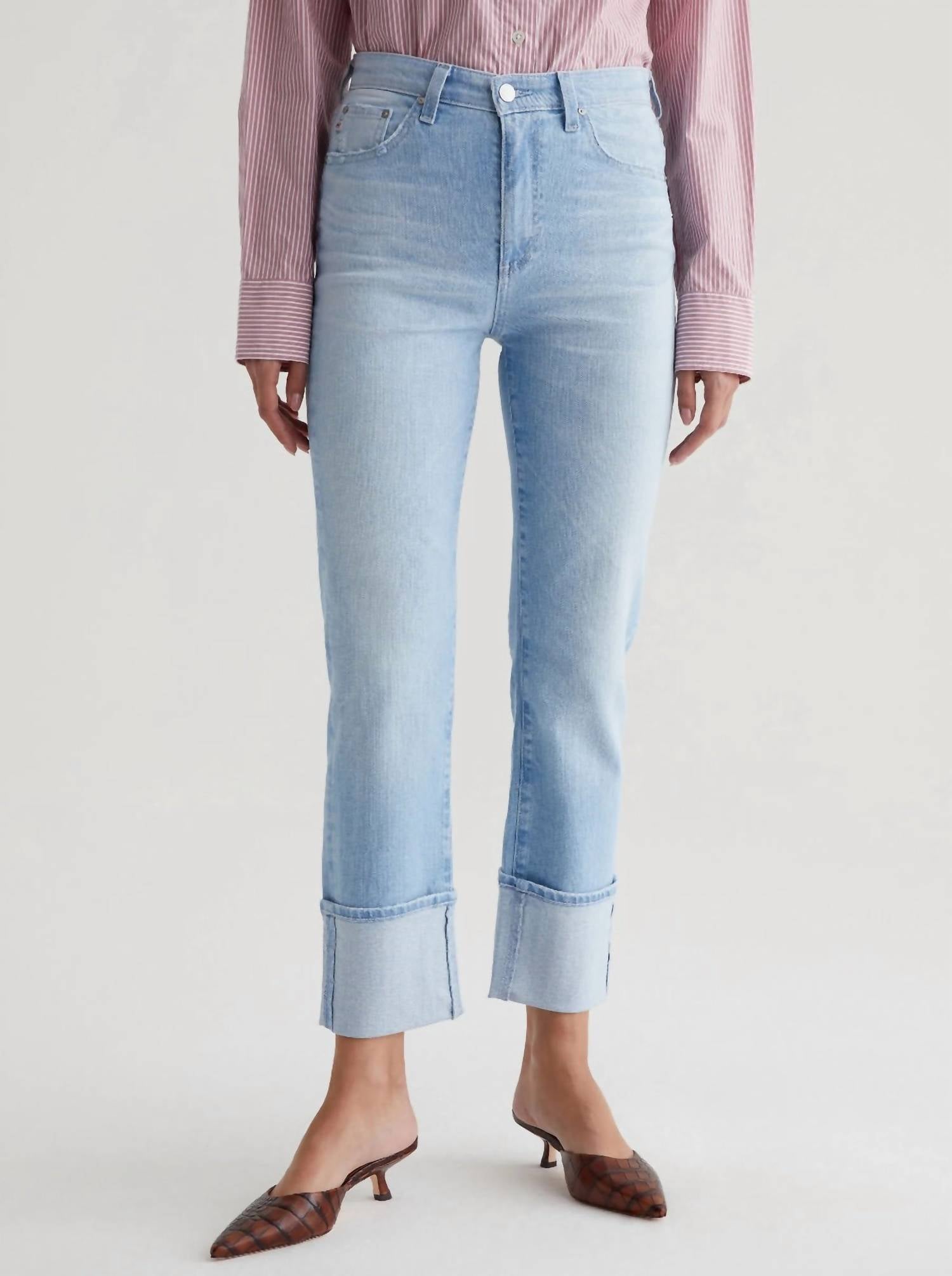 

Укороченные джинсы Saige за 24 года Sunkissed AG Jeans, цвет 24 years sunkissed