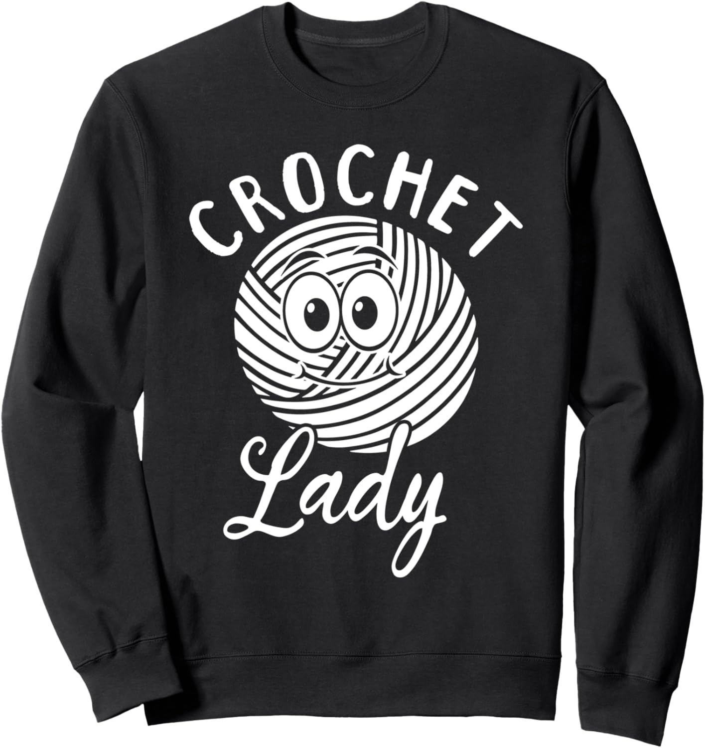 

Женская толстовка Вязаная девочка Вязаная крючком Crochet Girls, черный