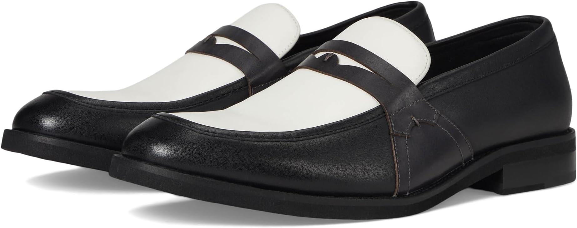 

Оксфорды Stacy Adams Prichard Penny Slip-On, цвет Black/Gray/White