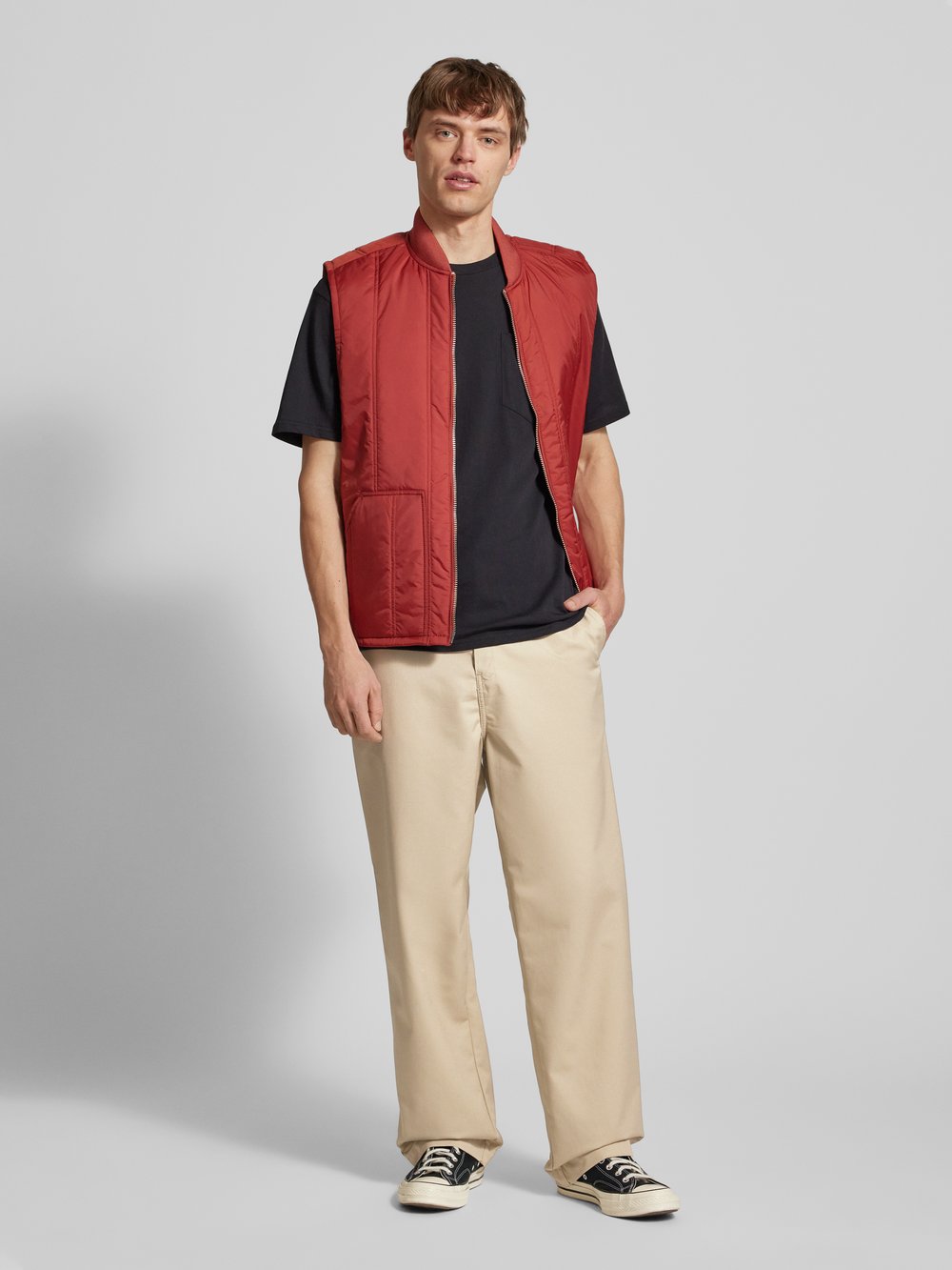 

Брюки прямого покроя со шлевками для ремня, модель «CRAFT PANT» Carhartt Work In Progress, бежевый