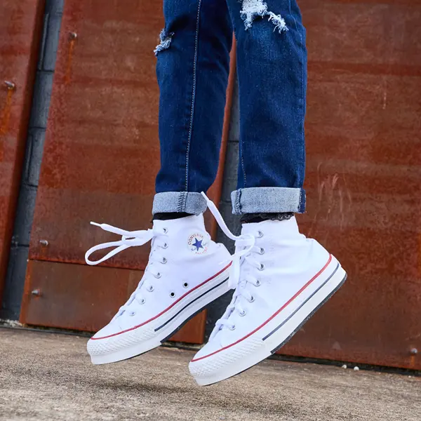 Кроссовки Converse Chuck Taylor All Star Hi Lift - Big Kid, белый — фото 3