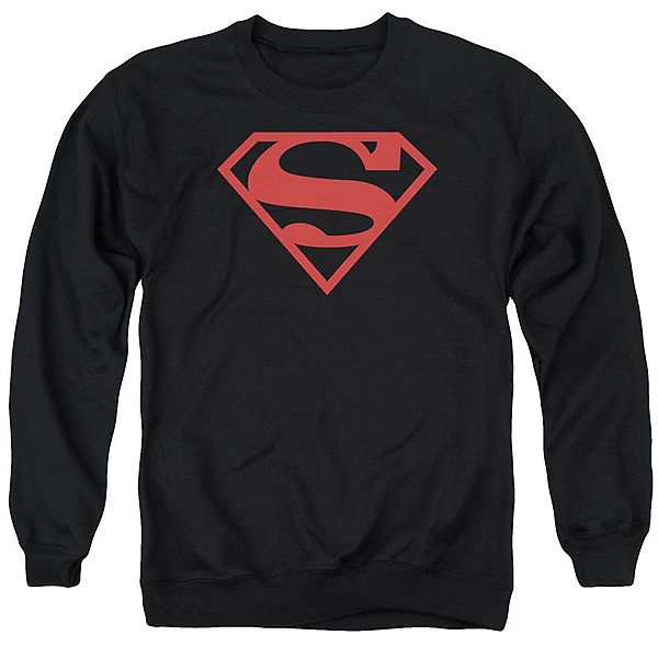 

Футболка Superman red on black shield adult Licensed Character