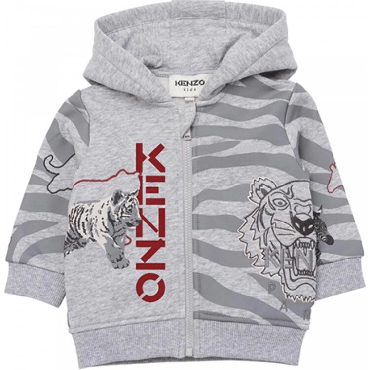 Детская толстовка Kenzo, серый