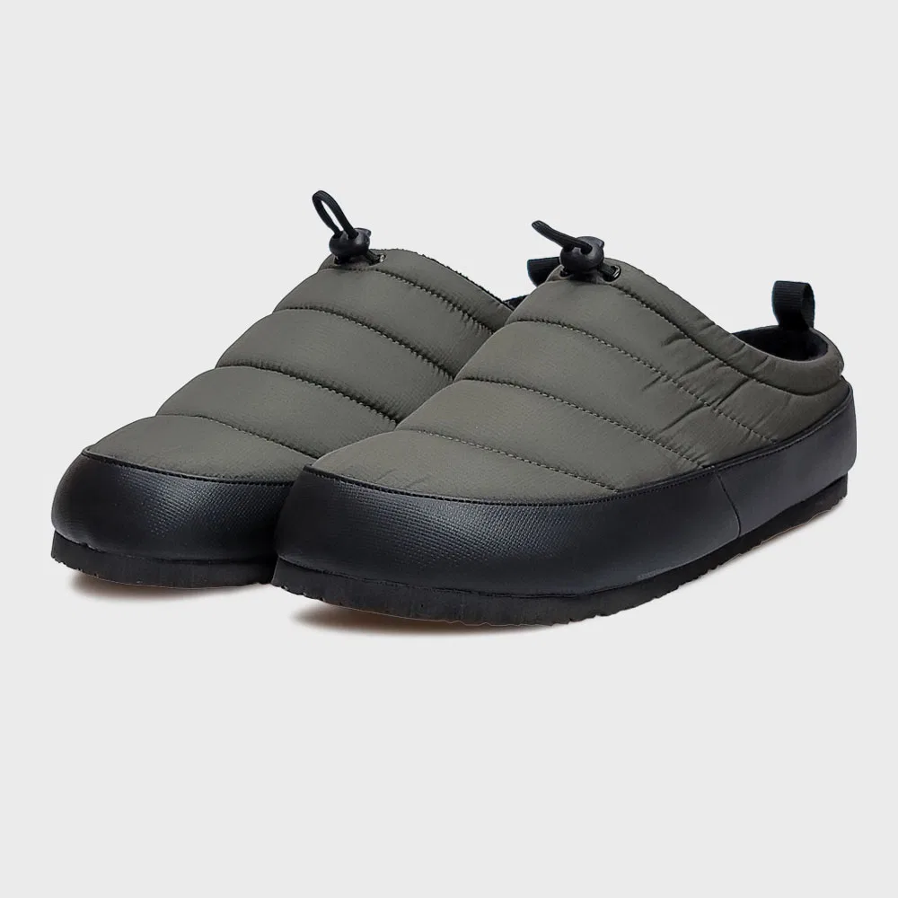 Мужские утеплённые мюли Camp Padded цвета хаки от Laslow