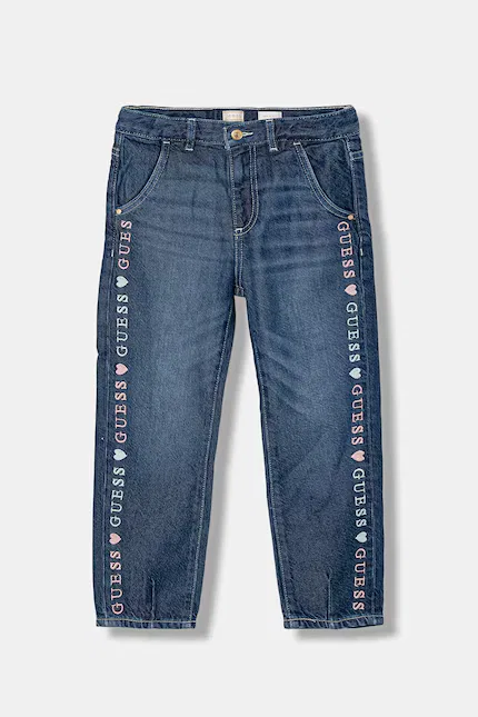 Джинсы mom детские Guess, синий