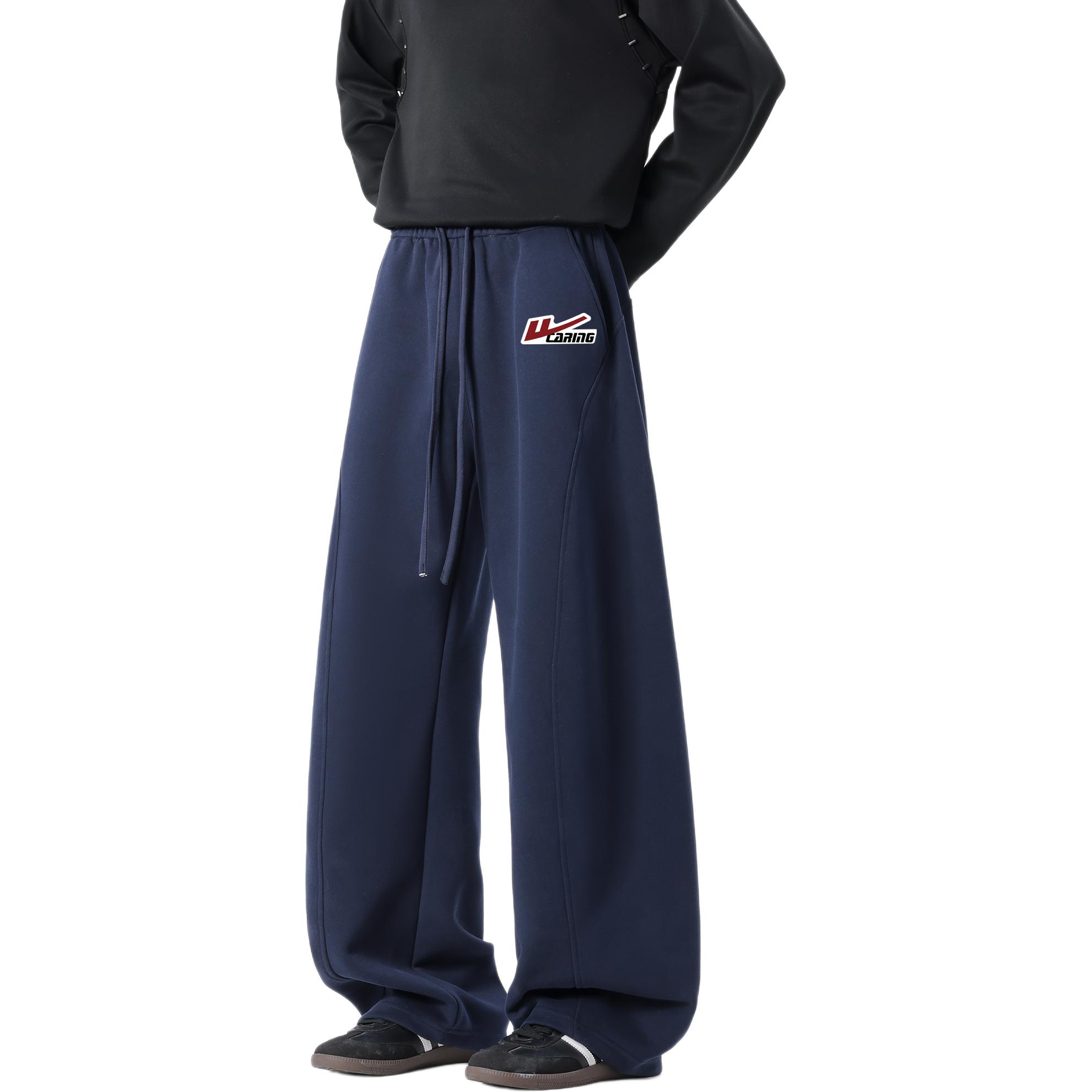 

Вязаные спортивные штаны Unisex WARRIOR, темно-синий (diy badge)