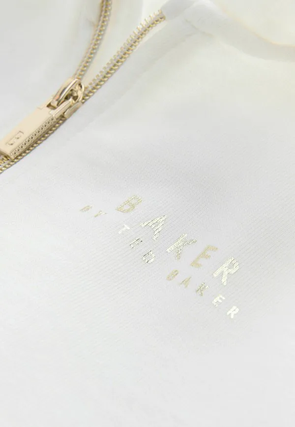 Толстовка на молнии свободного кроя, стандартного размера. Baker By Ted Baker, Cream — фото 3