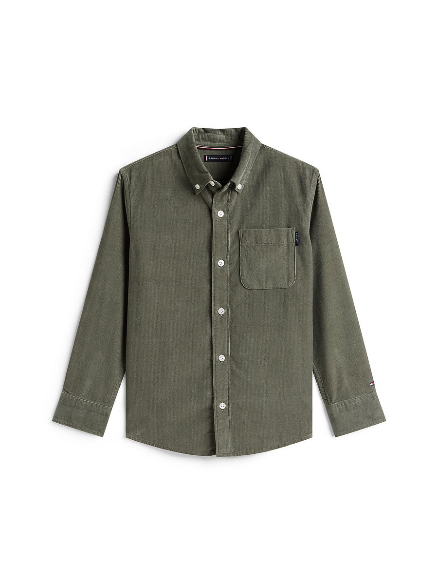 

Рубашка на пуговицах классического кроя TOMMY HILFIGER, оливковый