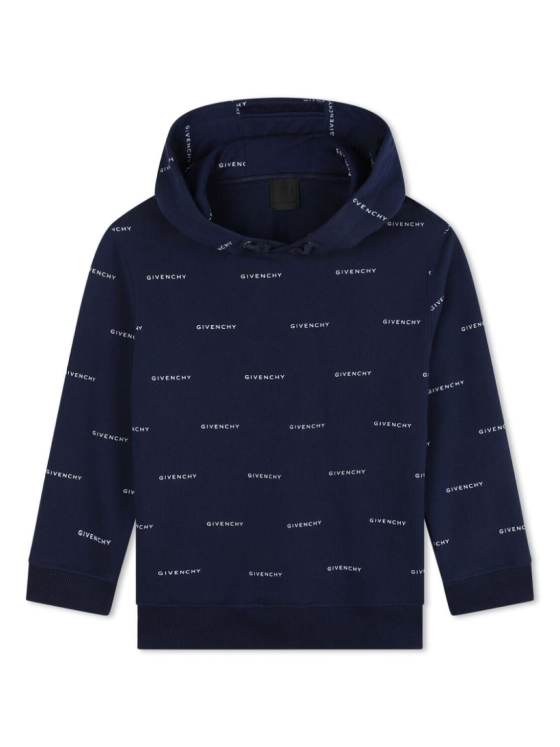 

Givenchy Kids худи с кулиской и принтом 4G, синий