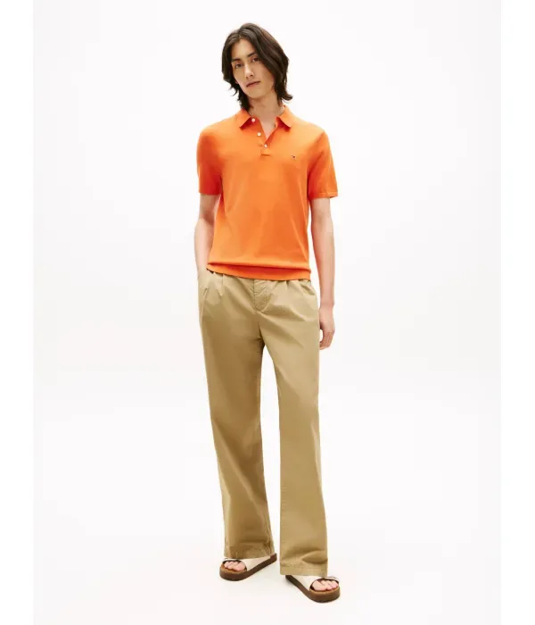 Поло ESSENTIAL regular fit Tommy Hilfiger, оранжевый — фото 2