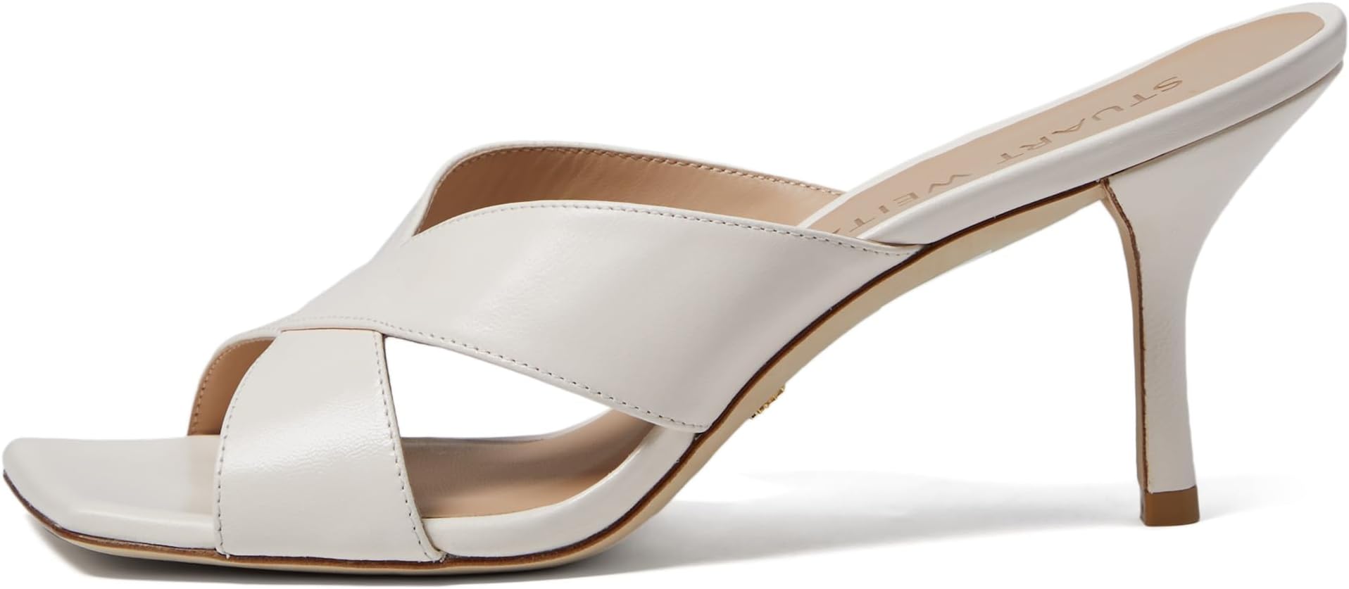 Сандалии Stuart Weitzman Carmen 75 Slide, цвет Seashell — фото 4