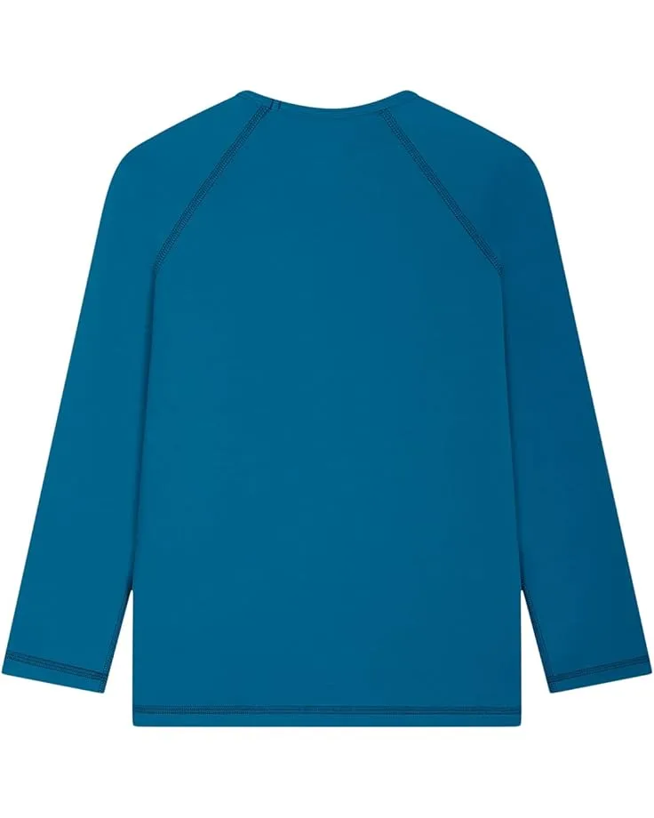 Эластичный 3D-купальник Solid Sculpt Swim 3D Jersey Stretch (для малышей/детей постарше) Vilebrequin Kids, Paon — фото 2