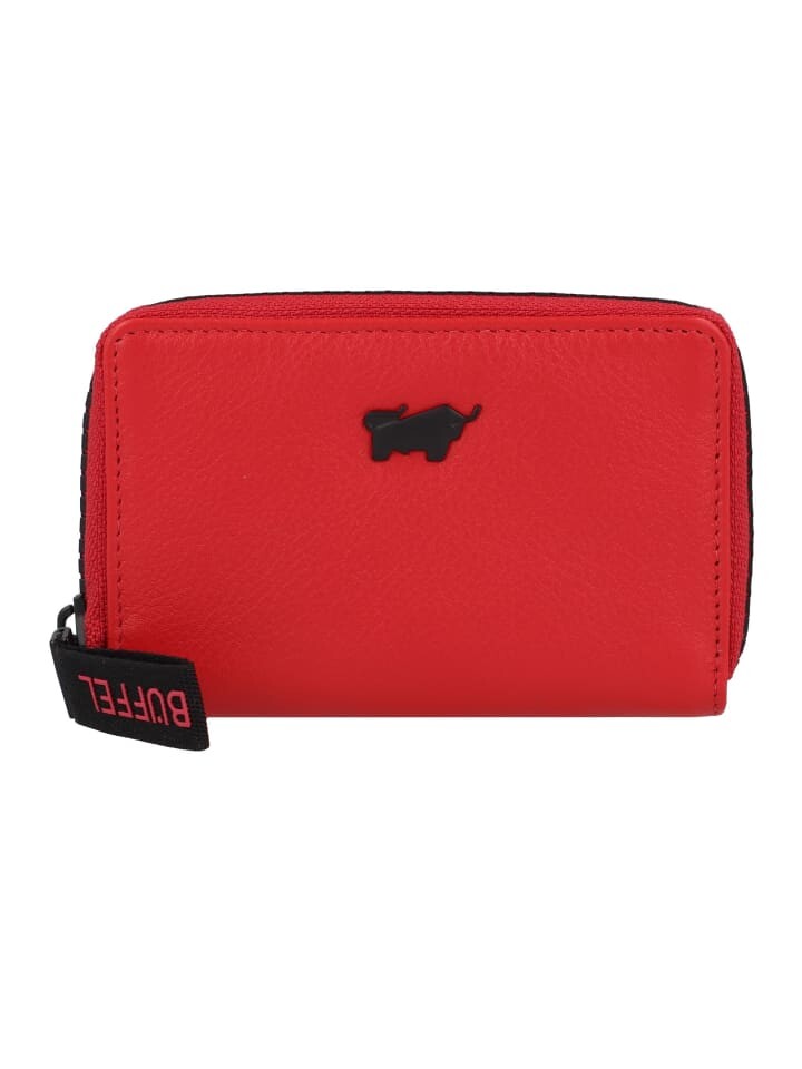 

Кошелек Braun Büffel Capri RFID Schutz Leder 11 cm, цвет flame red