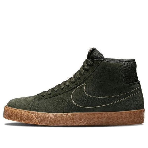 

Кроссовки zoom blazer mid sb 'sequoia' Nike, зеленый