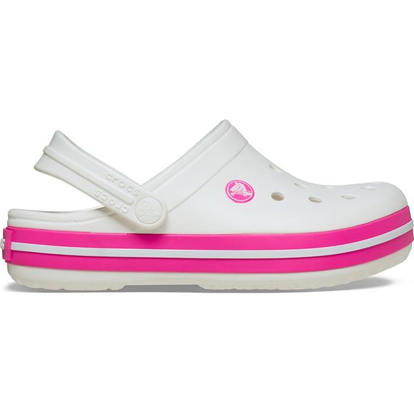 Детские сабо Crocband Crocs, White Pink Crush — фото 2