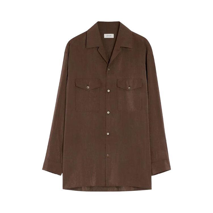 

Рубашка Lemaire Convertible Collar Shirt, Brunette