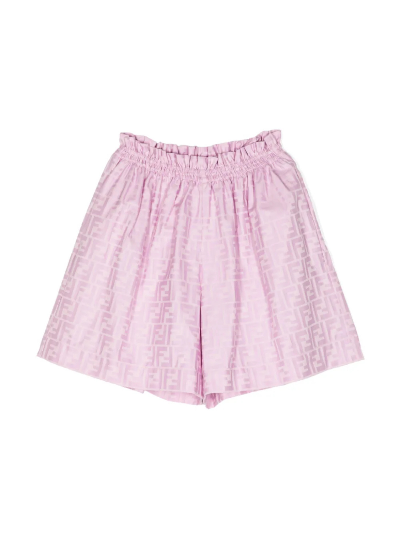 

Шорты с логотипом FF Fendi Kids, фиолетовый