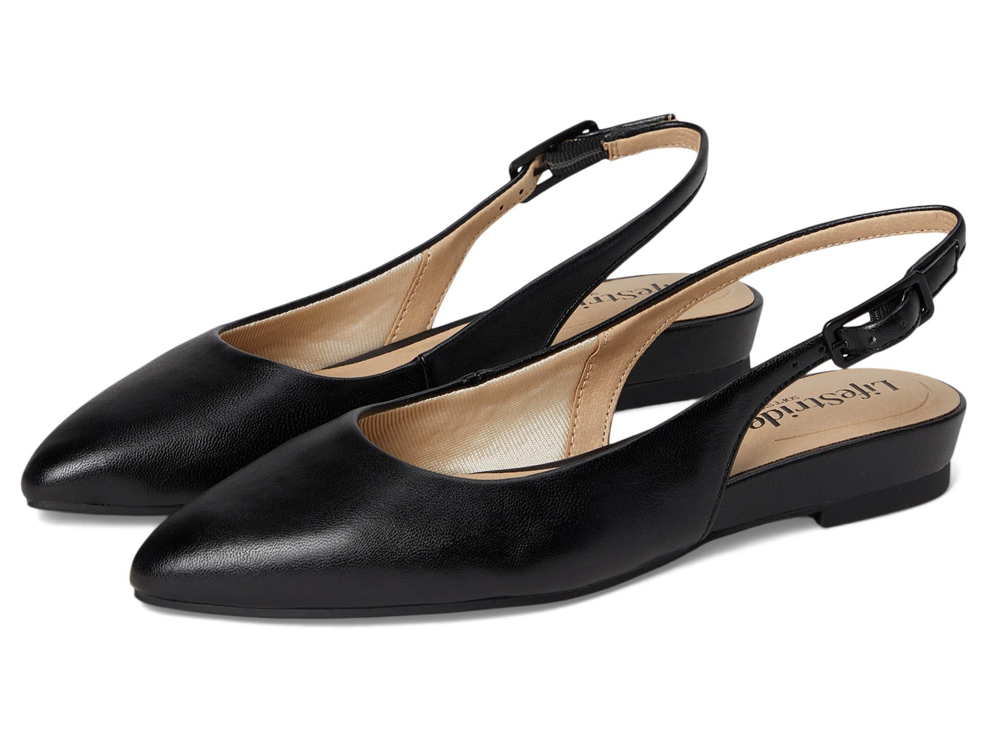 Балетки LifeStride Percy Slingback, черный