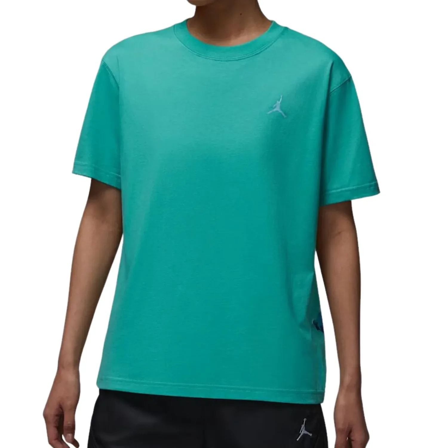 (WMNS) Футболки Jordan Graphic 'Washed Teal', синий — фото 2