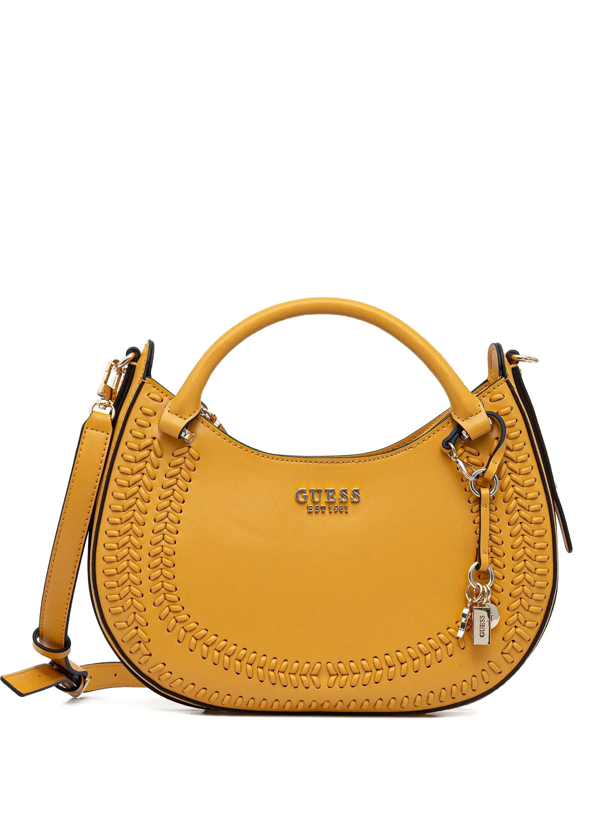 

Плетеная сумка через плечо Guess Usa, желтый